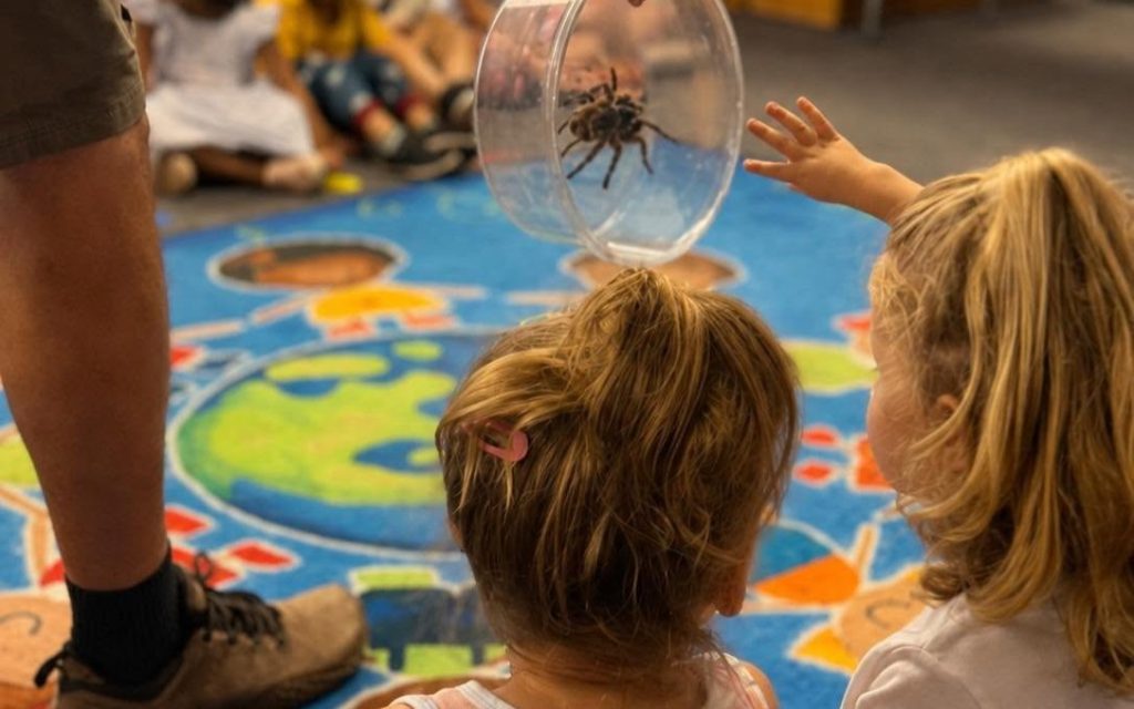 Animal visit day at Sunny Pointe
