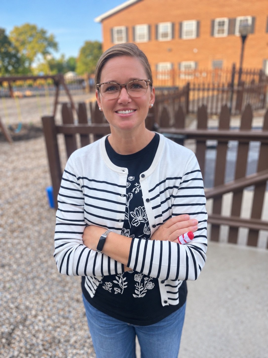 Ms. Shelley, Pre-K and Young Fives teacher at Sunny Pointe in Northville